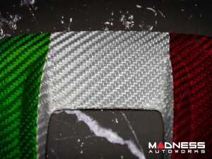 Alfa Romeo Stelvio Shift Gate Trim Panel - Carbon Fiber - Pre '20 - Italian Theme Alfa Romeo Stelvio Shift Gate Trim Panel - Carbon Fiber - Pre '20 - Italian Theme